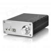 TDA7492 DAC Decoding Digital Amplifier w/ USB / Coaxial / Fiber-Optic - Black