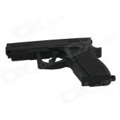 Cool Pistol Style USB 2.0 Flash Drive - Black (16GB)