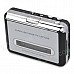 BFQ-02 USB Cassette Capture - Silver + Black (2 x AA) BFQ-02 USB Cassette Capture - Silver + Black (2 x AA)