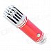 Compact Impulse Anion Oxygen Bar Car Air Freshener - Red (12V)