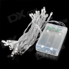 3W 30-Purple LED Decoration String Light for Wedding / Christmas / Fairy Party - Translucent 3W 30-Purple LED Decoration String Light for Wedding / Christmas / Fairy Party - Translucent