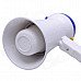 CS-882 Mini 5W Megaphone Loudspeaker Bullhorn Amplifier - White + Blue (6 x AA / 2-Flat-Pin Plug)