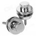 ZEA-J003 Guitar Zinc Alloy Strap Locks - Silver (2 PCS)