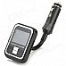 1.5'' LCD Long Flexible Pipe Wireless Car MP3 Player FM Transmitter w/ USB / SD / TF - Black 1.5'' LCD Long Flexible Pipe Wireless Car MP3 Player FM Transmitter w/ USB / SD / TF - Black