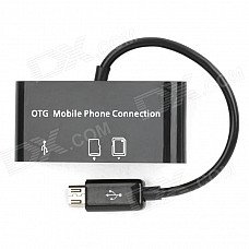 USB 2.0 SD / Micro SD Card Reader for Samsung - Black (Max.16GB) USB 2.0 SD / Micro SD Card Reader for Samsung - Black (Max.16GB)