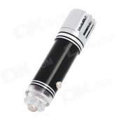Compact Impulse Anion Oxygen Bar Car Air Freshener - Black (12V)