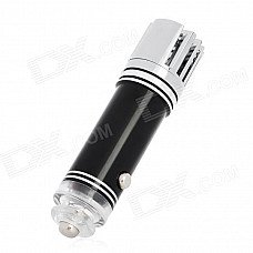 Compact Impulse Anion Oxygen Bar Car Air Freshener - Black (12V)