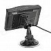 5" LCD Display Screen Car Rear-View Suction Cup Security Monitor - Black (480 x 800 Pixels) 5" LCD Display Screen Car Rear-View Suction Cup Security Monitor - Black (480 x 800 Pixels)