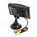 5" LCD Display Screen Car Rear-View Suction Cup Security Monitor - Black (480 x 800 Pixels) 5" LCD Display Screen Car Rear-View Suction Cup Security Monitor - Black (480 x 800 Pixels)