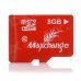 Maxchange Micro SD / TF Memory Card - Red (8GB / Class 10)