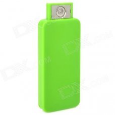 USB Rechargeable Electronic Cigarette Lighter - Green USB Rechargeable Electronic Cigarette Lighter - Green