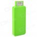 USB Rechargeable Electronic Cigarette Lighter - Green USB Rechargeable Electronic Cigarette Lighter - Green