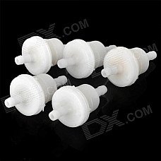 Universal Motorcycle Fuel Filter Cup - White (5 PCS)