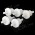 Universal Motorcycle Fuel Filter Cup - White (5 PCS)