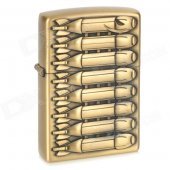 8 Rows Bombs Pattern Kerosene Oil Lighter - Bronze