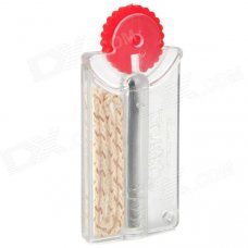 Zorro Lighter Wick Cotton Core + Flint - Transparent + Red