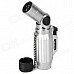 1300 Flame Temperature Zinc Alloy + Plastic Butane Gas Lighter - Silver