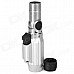1300 Flame Temperature Zinc Alloy + Plastic Butane Gas Lighter - Silver