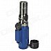 1300 Flame Temperature Zinc Alloy + Plastic Butane Gas Lighter - Blue + Silver 1300 Flame Temperature Zinc Alloy + Plastic Butane Gas Lighter - Blue + Silver