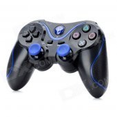 Dualshock Wireless Bluetooth V3.0 Controller for Sony PS3 PlayStation 3 - Black + Blue