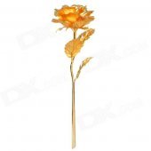 Valentine's Day Gift 24K Gold Foil Rose - Golden