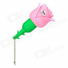 HD HD-0909 Rose Style USB 2.0 Flash Drive - Pink + Green (16GB) HD HD-0909 Rose Style USB 2.0 Flash Drive - Pink + Green (16GB)