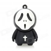 Creative Sorcerer Stylish USB 2.0 Flash Drive - Black + White (8GB)