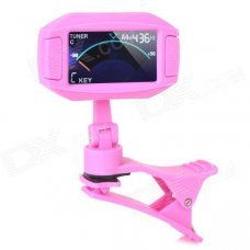 ENO ET-35 1.5" LCD Clip-On Guitar Metronome Tuner - Deep Pink (1 x CR2032) ENO ET-35 1.5" LCD Clip-On Guitar Metronome Tuner - Deep Pink (1 x CR2032)
