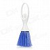 Car Air Outlet Vent Cleaning Brush w/ Dustpan - Blue + White