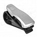 Universal Car Sunglasses Glasses Paper Clip - Silver + Black