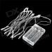 3W 20-LED White Decoration String Light for Wedding / Christmas / Fairy Party - Transparent 3W 20-LED White Decoration String Light for Wedding / Christmas / Fairy Party - Transparent