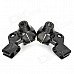 Motorcycle Handlebar Rear View Mirror Mount Adapter Holder (Pair)