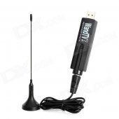 TV0869 Digital DVB-T TV Receiver USB Dongle w/ Remote Control / Antenna - Black