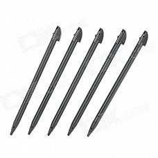 Compact Stylus Pen for Nintendo 3DSLL - Black (5 PCS)