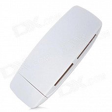 CR806 High Speed USB 3.0 SD / TF / SDHC / SDXC / CF / MS Card Reader Adapter - White