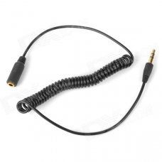 3.5mm Male to Female Audio Extender Cable - Black (115cm)