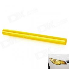 Protective Decoration Car Headlight Film Sticker - Golden (120 x 30cm)