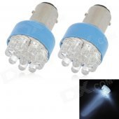 S25 1.5W 288lm 6000K 12-LED White Light Motorcycle Brake Lamp (12V / 2 PCS)