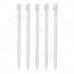 Compact Plastic Stylus Pen for Nintendo 3DSLL - White (5 PCS)