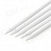Compact Plastic Stylus Pen for Nintendo 3DSLL - White (5 PCS)