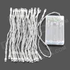 3W 40-LED 2-Mode Green Light Decorative Strip (4m / 3 x AA) 3W 40-LED 2-Mode Green Light Decorative Strip (4m / 3 x AA)