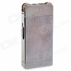 BCZ369-1 Stainless Steel Windproof Dual-Flame Gas Lighter - Silver BCZ369-1 Stainless Steel Windproof Dual-Flame Gas Lighter - Silver