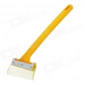 Nonslip Handle Car Window Sun Visor Film Tint Bubble Cleaner Scraper - Orange