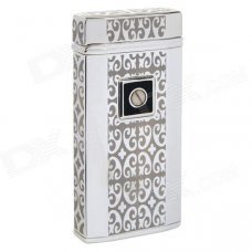 Elegant Touch Sensor Windproof Butane Gas Lighter - Silver (1 x LR44) Elegant Touch Sensor Windproof Butane Gas Lighter - Silver (1 x LR44)