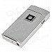 Carved Chrome Touch Sensor Windproof Butane Gas Lighter - Silver (1 x LR44) Carved Chrome Touch Sensor Windproof Butane Gas Lighter - Silver (1 x LR44)