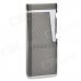 Diagonal Stripes Pattern Electronic Sensor Windproof Butane Gas Lighter - Grey (1 x LR44) Diagonal Stripes Pattern Electronic Sensor Windproof Butane Gas Lighter - Grey (1 x LR44)