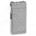 Elegant Stainless Steel Windproof Dual Flame Butane Gas Lighter - Silver Elegant Stainless Steel Windproof Dual Flame Butane Gas Lighter - Silver