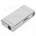 Elegant Stainless Steel Windproof Dual Flame Butane Gas Lighter - Silver Elegant Stainless Steel Windproof Dual Flame Butane Gas Lighter - Silver