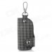 CP009 Universal Genuine Leather Protective Pouch Keychain for Car Smart Key - Grey + Black CP009 Universal Genuine Leather Protective Pouch Keychain for Car Smart Key - Grey + Black