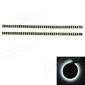 Sencart Waterproof 4.32W 360lm 72-SMD 3528 LED White Light Car Clearance Lamp Strip (2 PCS / 12V)